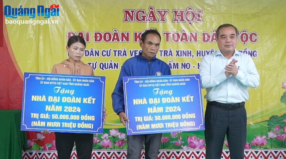 Ngày hội Đại đoàn kết toàn dân tộc ở Trà Veo