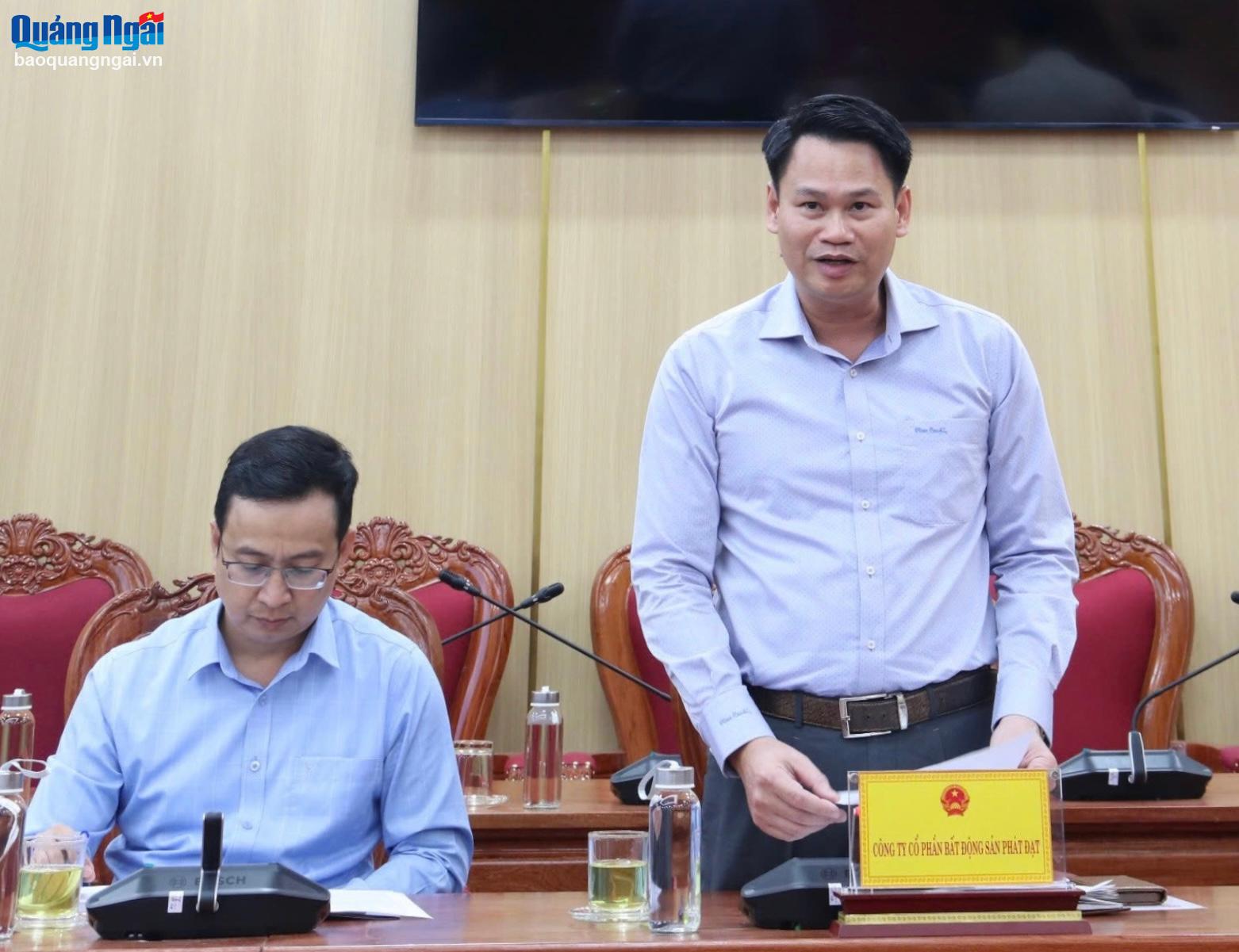 Tháo gỡ vướng mắc 2 dự án quy mô lớn trong Khu kinh tế Dung Quất