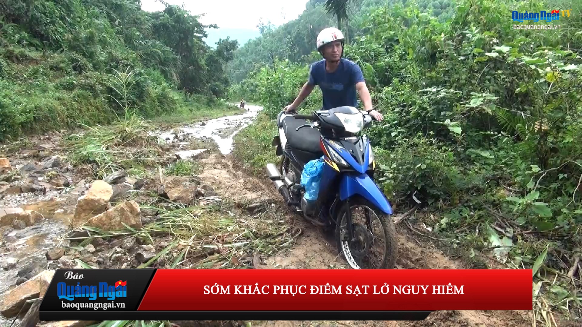 [Video]. Sớm khắc phục điểm sạt lở nguy hiểm