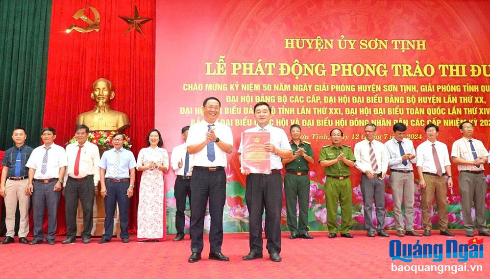 Sơn Tịnh: Tích cực chuẩn bị đại hội đảng bộ các cấp