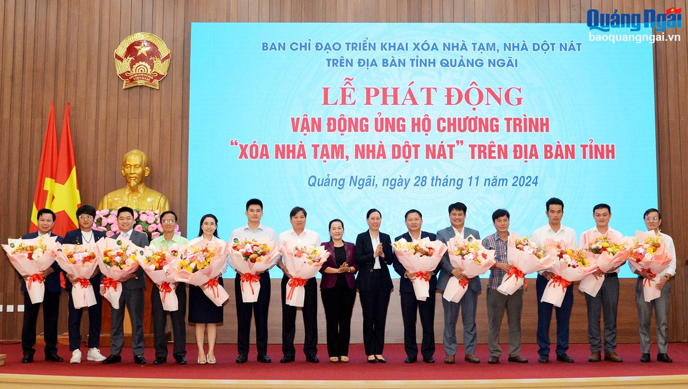 Quảng Ngãi phát động vận động ủng hộ xóa nhà tạm, nhà dột nát