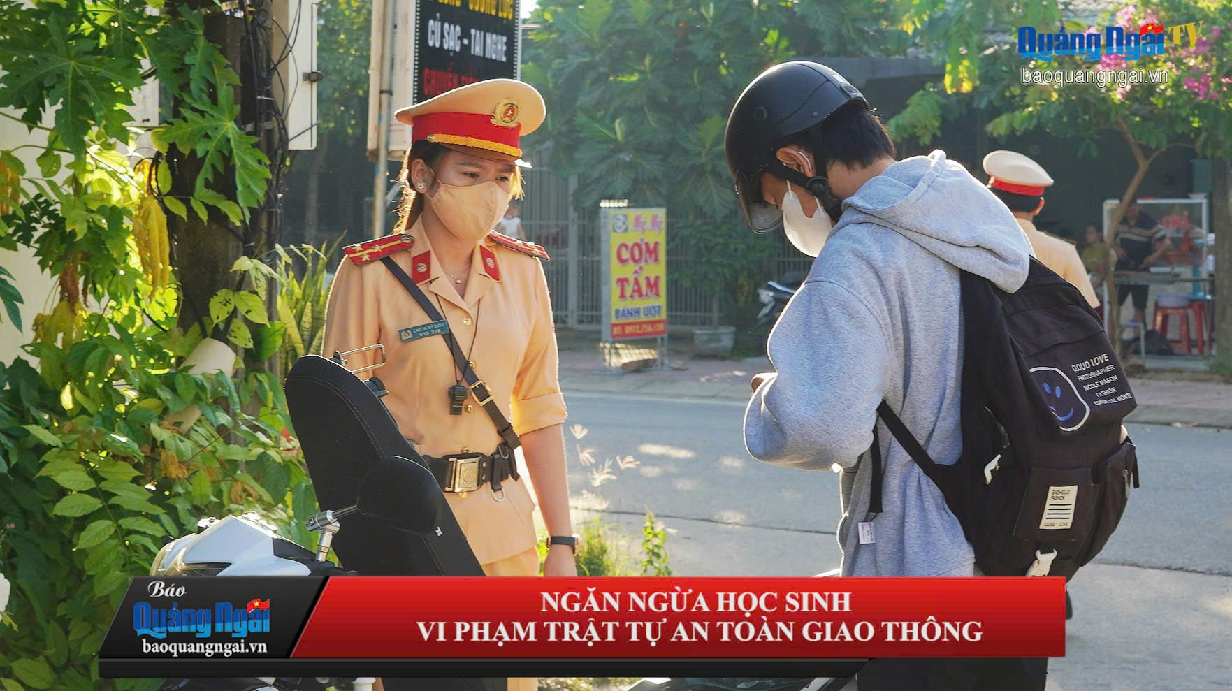 [Video]. Ngăn ngừa học sinh vi phạm trật tự an toàn giao thông