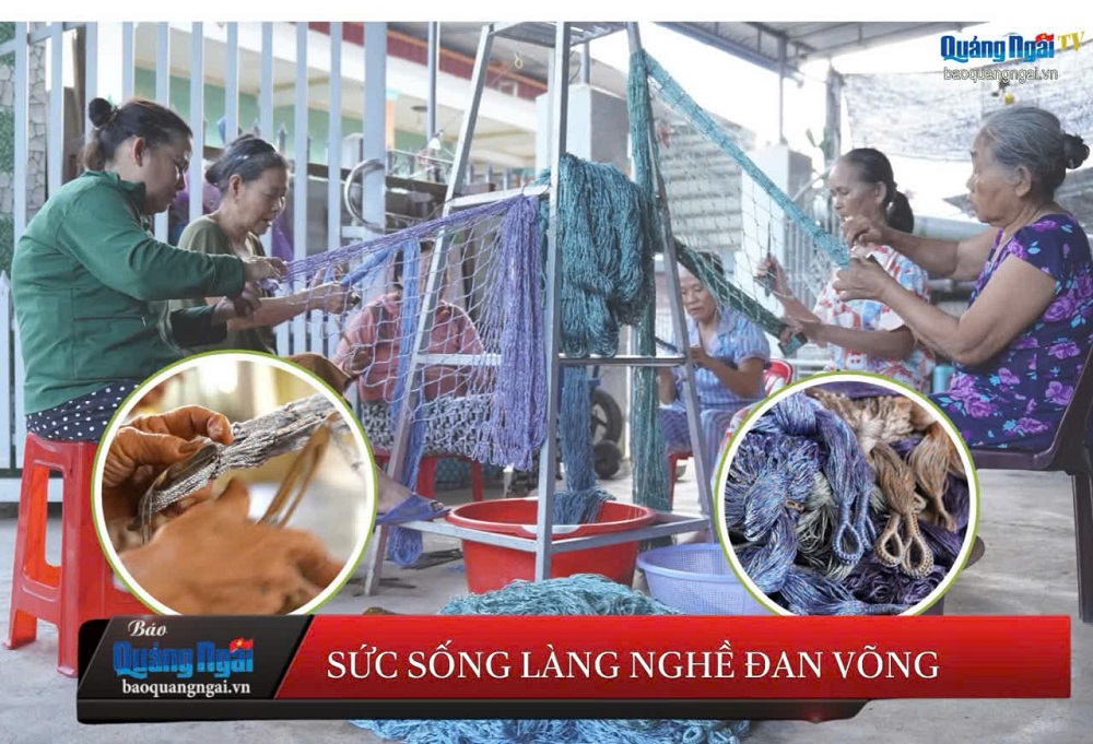[Video]. Sức sống làng nghề đan võng