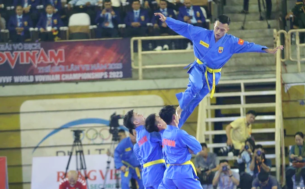 Việt Nam nhất toàn đoàn tại giải vô địch Vovinam thế giới lần VII