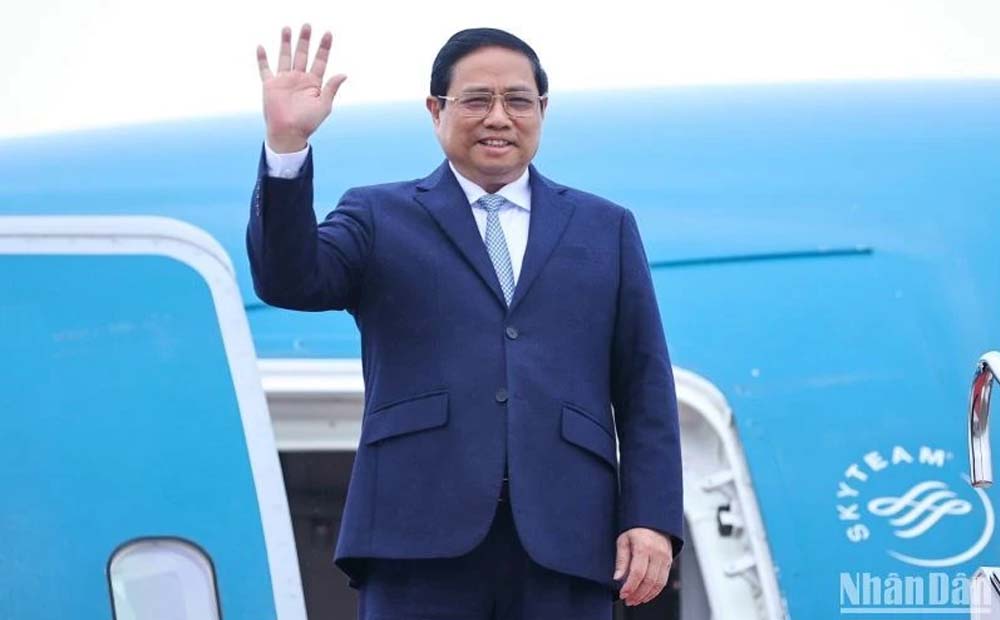 Thủ tướng Phạm Minh Chính tới Tokyo bắt đầu tham dự Hội nghị cấp cao kỷ niệm 50 năm quan hệ ASEAN-Nhật Bản