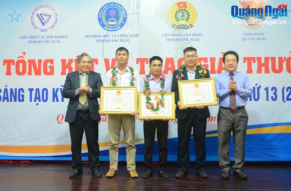 Trao giải Hội thi Sáng tạo Kỹ thuật tỉnh lần thứ 13