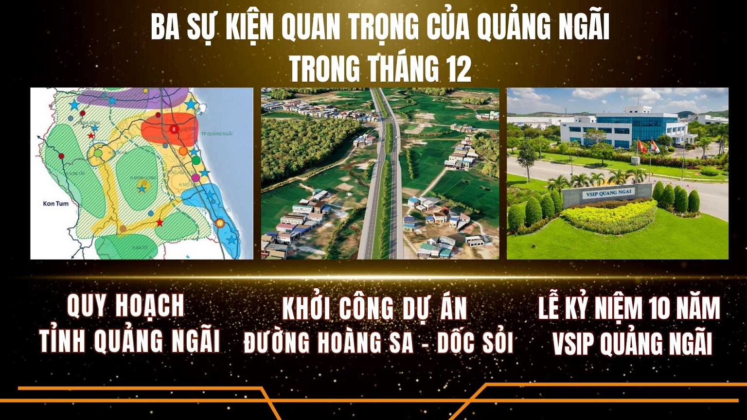 Video: Ba sự kiện quan trọng của Quảng Ngãi trong tháng 12