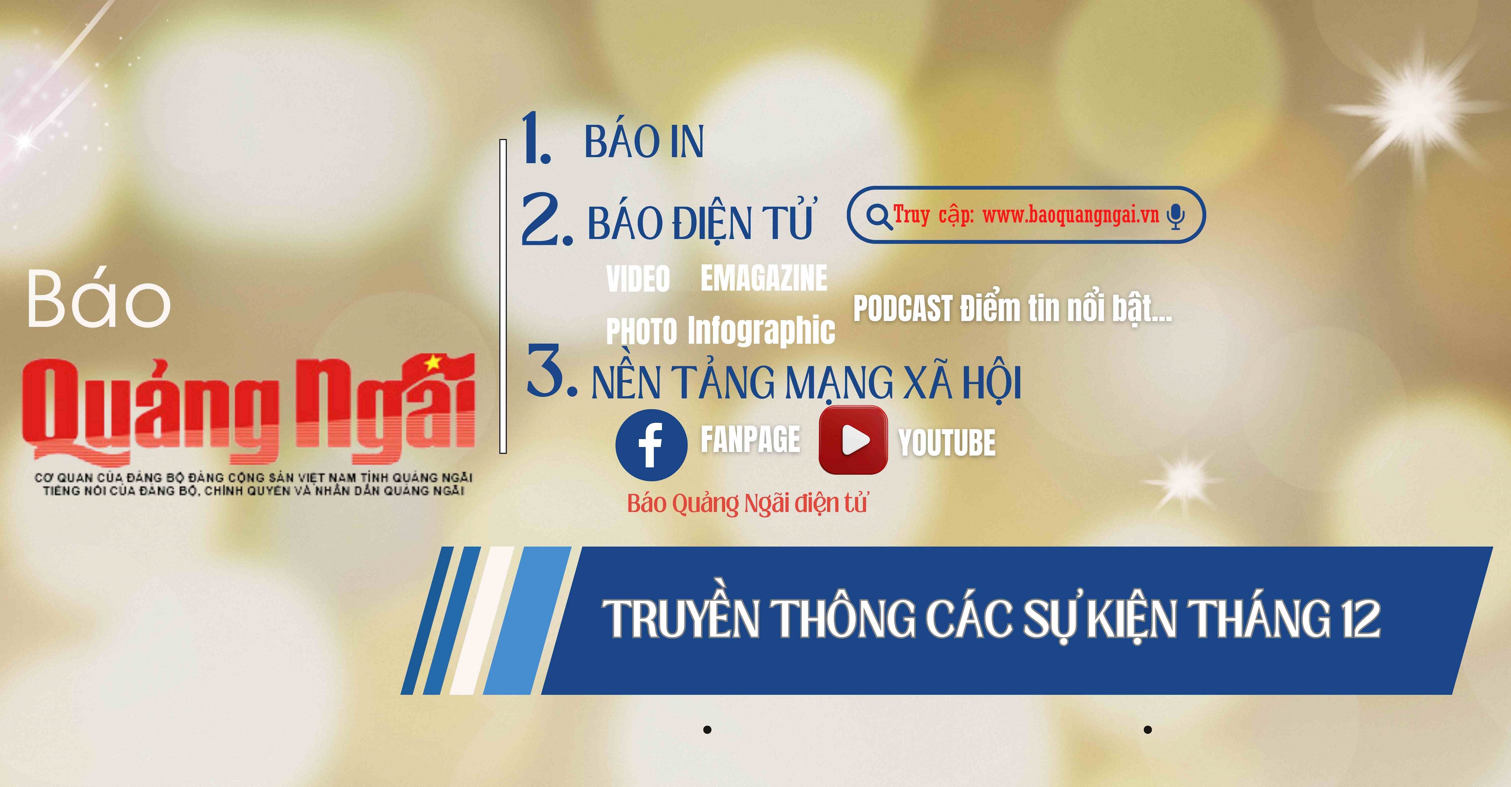 Đa dạng các hoạt động truyền thông các sự kiện tháng 12