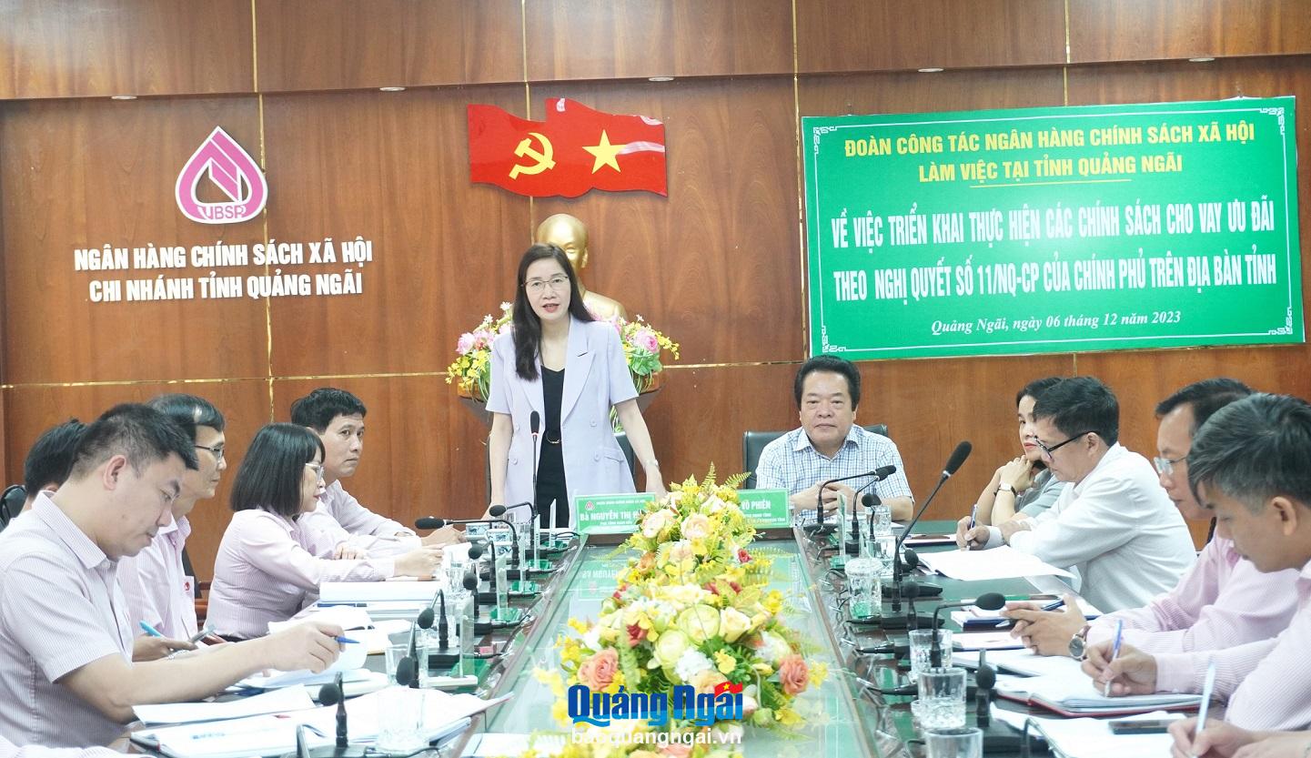 Quảng Ngãi thực hiện tốt các chương trình cho vay tín dụng chính sách