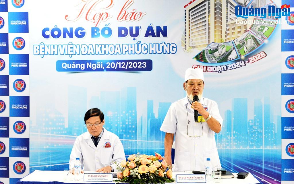 Công bố mở rộng quy mô Bệnh viện Đa khoa tư nhân Phúc Hưng