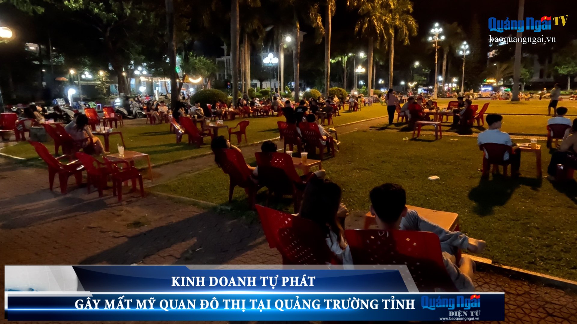 Video: Kinh doanh tự phát gây mất mỹ quan đô thị tại Quảng trường tỉnh 