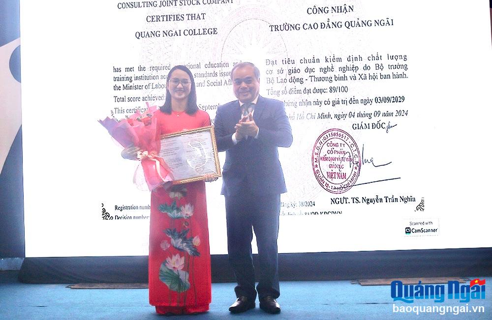 Trường Cao đẳng Quảng Ngãi khai giảng năm học 2024 - 2025