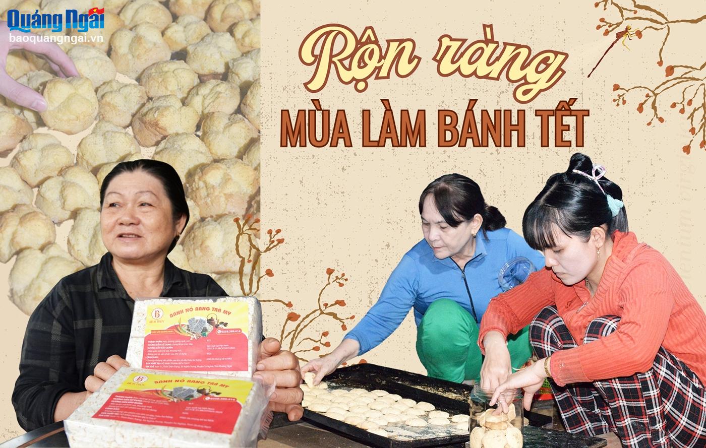 Rộn ràng mùa làm bánh Tết