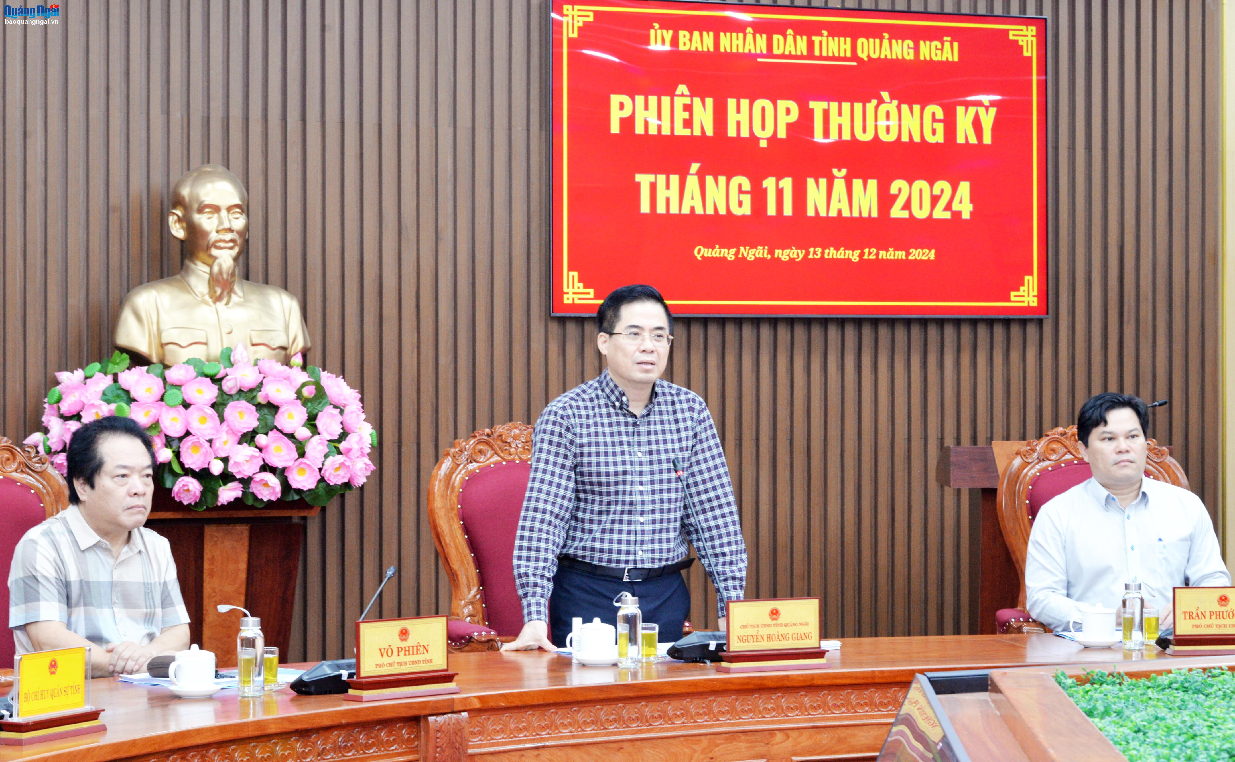 UBND tỉnh họp phiên thường kỳ tháng 11/2024