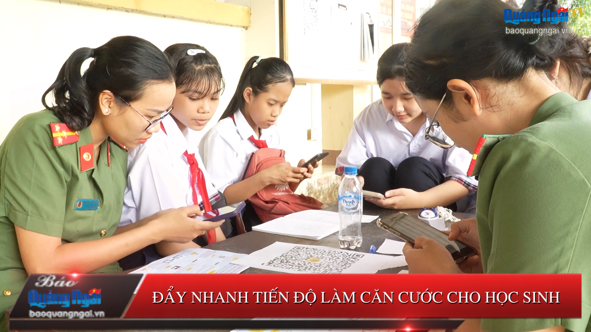 [Video]. Đẩy nhanh tiến độ làm căn cước cho học sinh