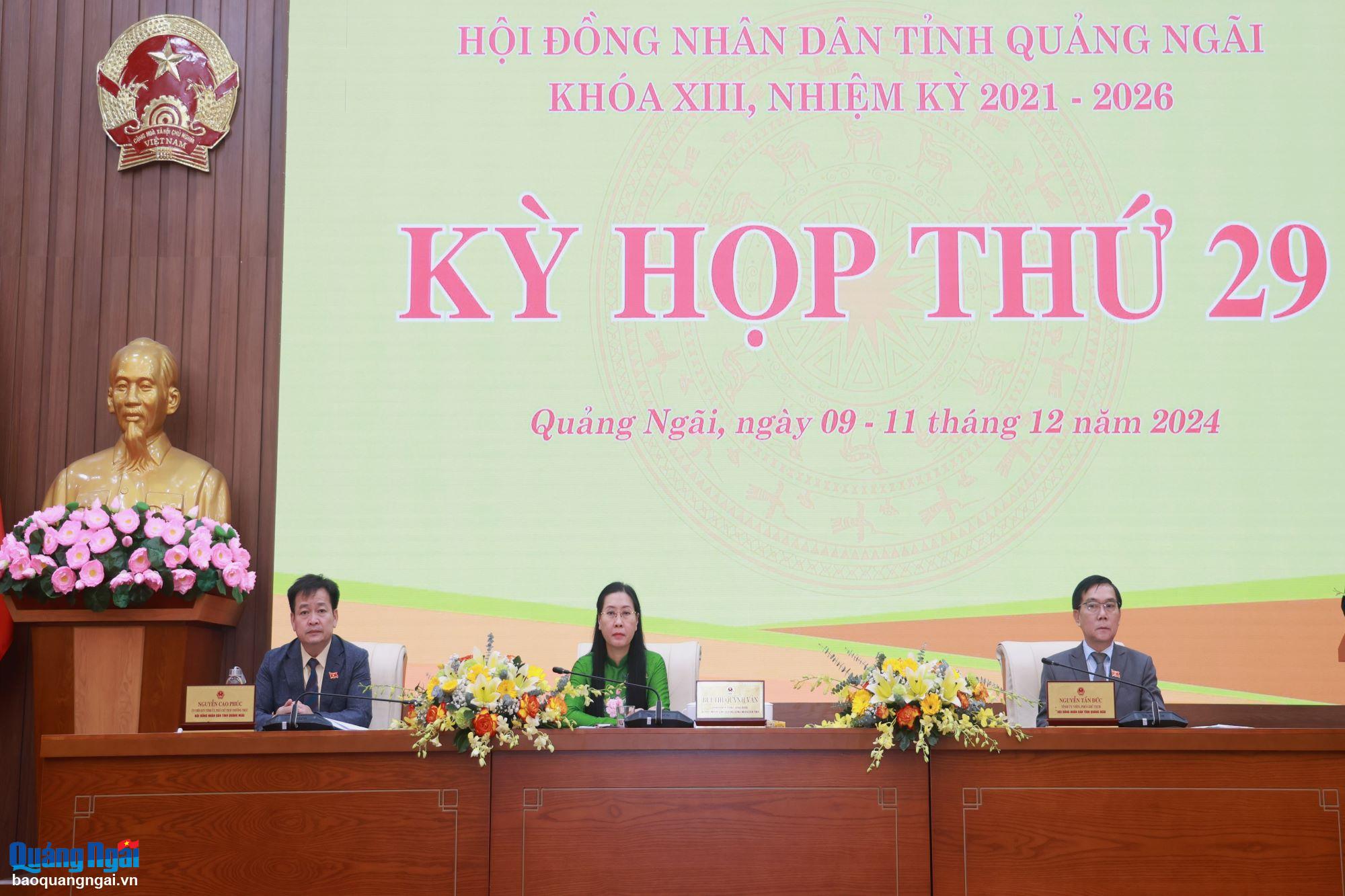 [Video]. Ngày làm việc thứ nhất, Kỳ họp thứ 29, HĐND tỉnh khóa XIII