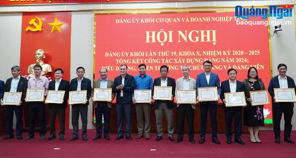 Đảng ủy Khối Cơ quan và Doanh nghiệp tỉnh tổ chức Hội nghị lần thứ 19