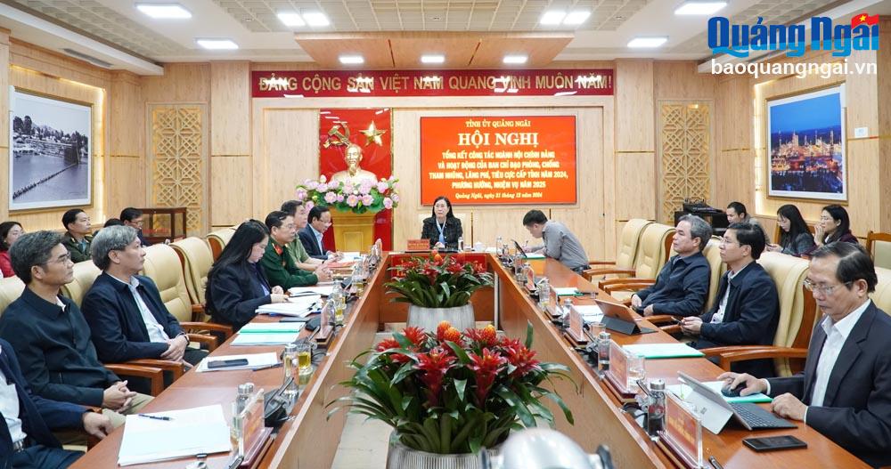 Ngành Nội chính Đảng triển khai nhiệm vụ năm 2025