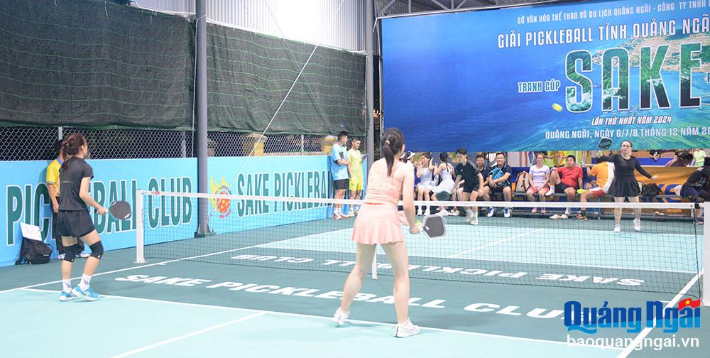 Giải Pickleball tỉnh Quảng Ngãi mở rộng, tranh Cúp Sake lần thứ I
