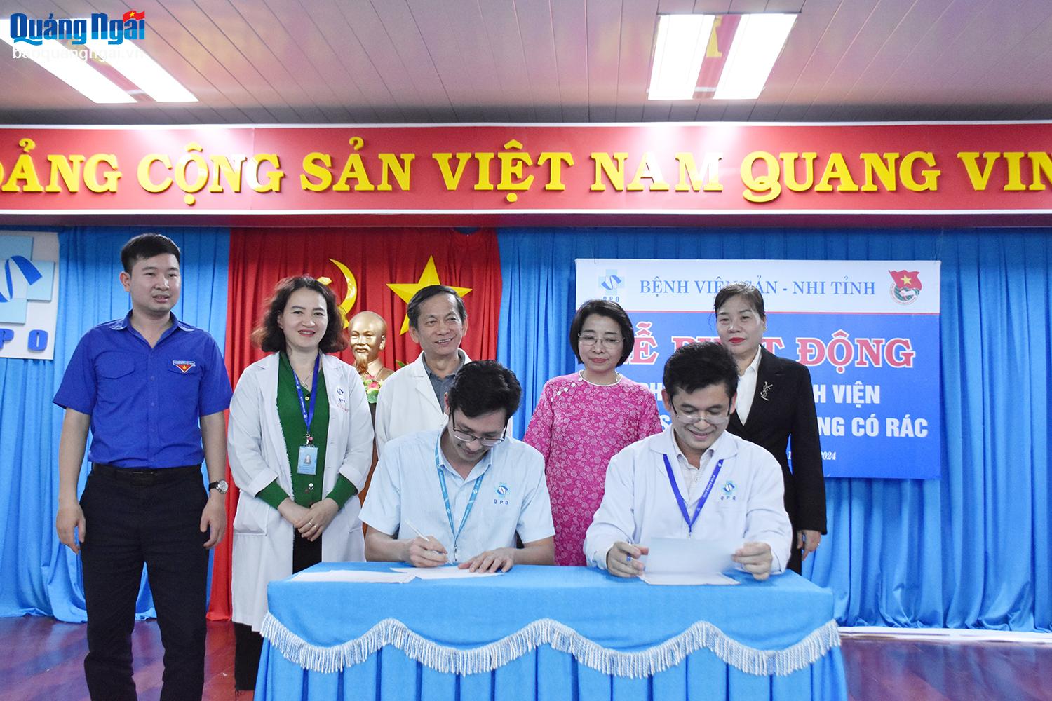 Bệnh viện Sản - Nhi tỉnh phát động xây dựng bệnh viện xanh - sạch - đẹp