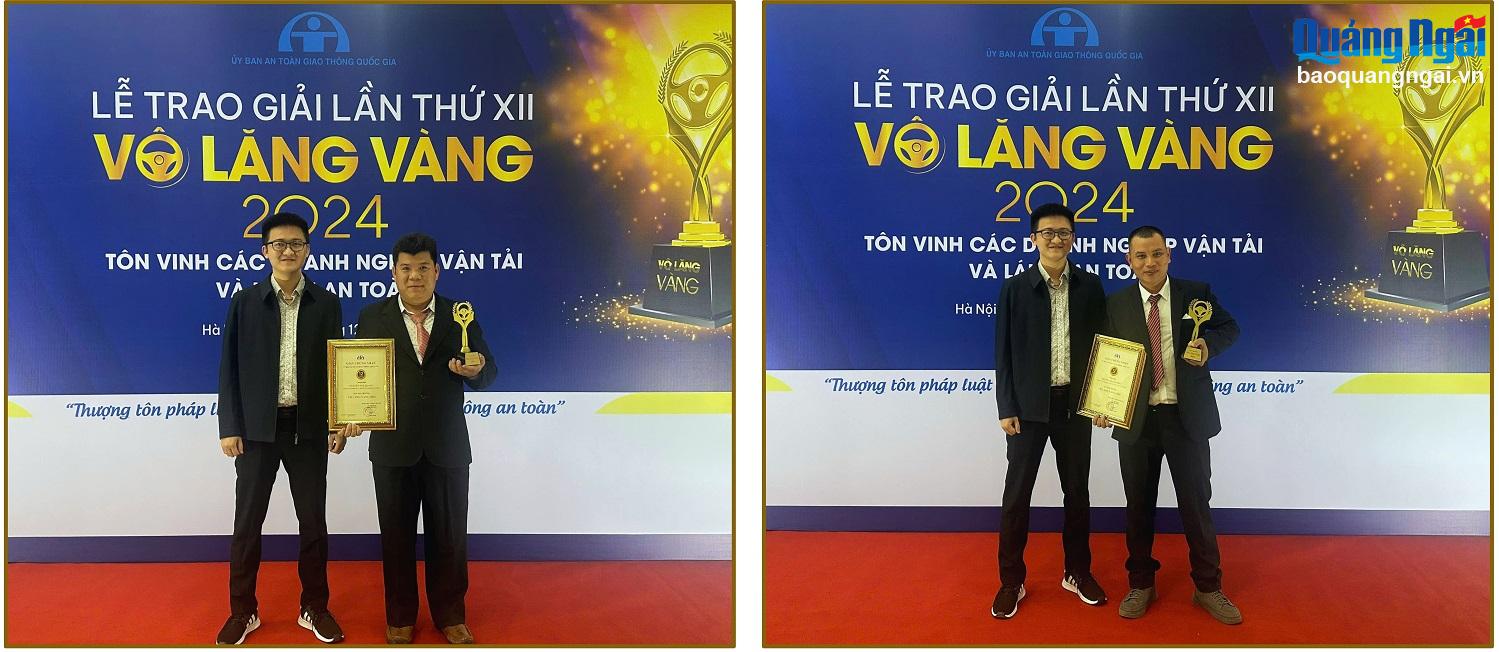 Quảng Ngãi có một tập thể và 3 cá nhân đoạt giải “Vô lăng vàng”