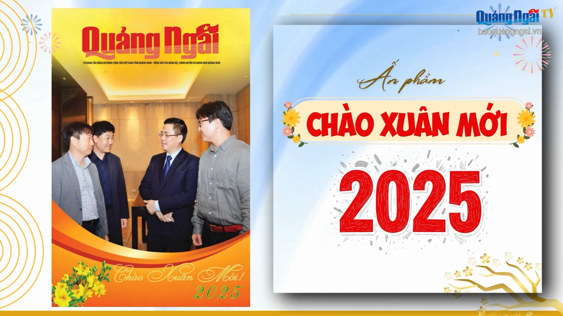 Mời đọc ấn phẩm báo Quảng Ngãi “Chào Xuân mới 2025”