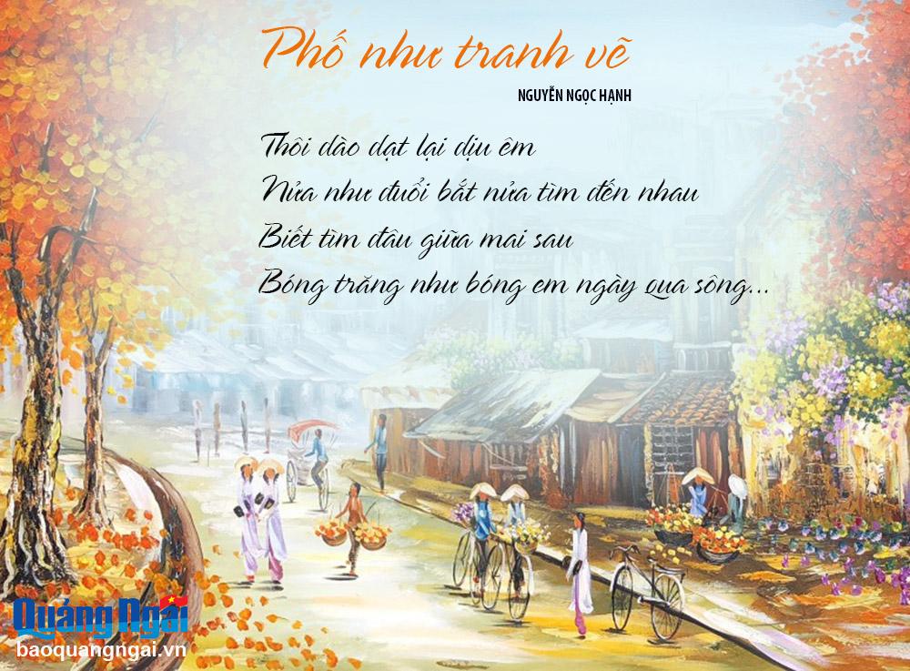 Phố như tranh vẽ