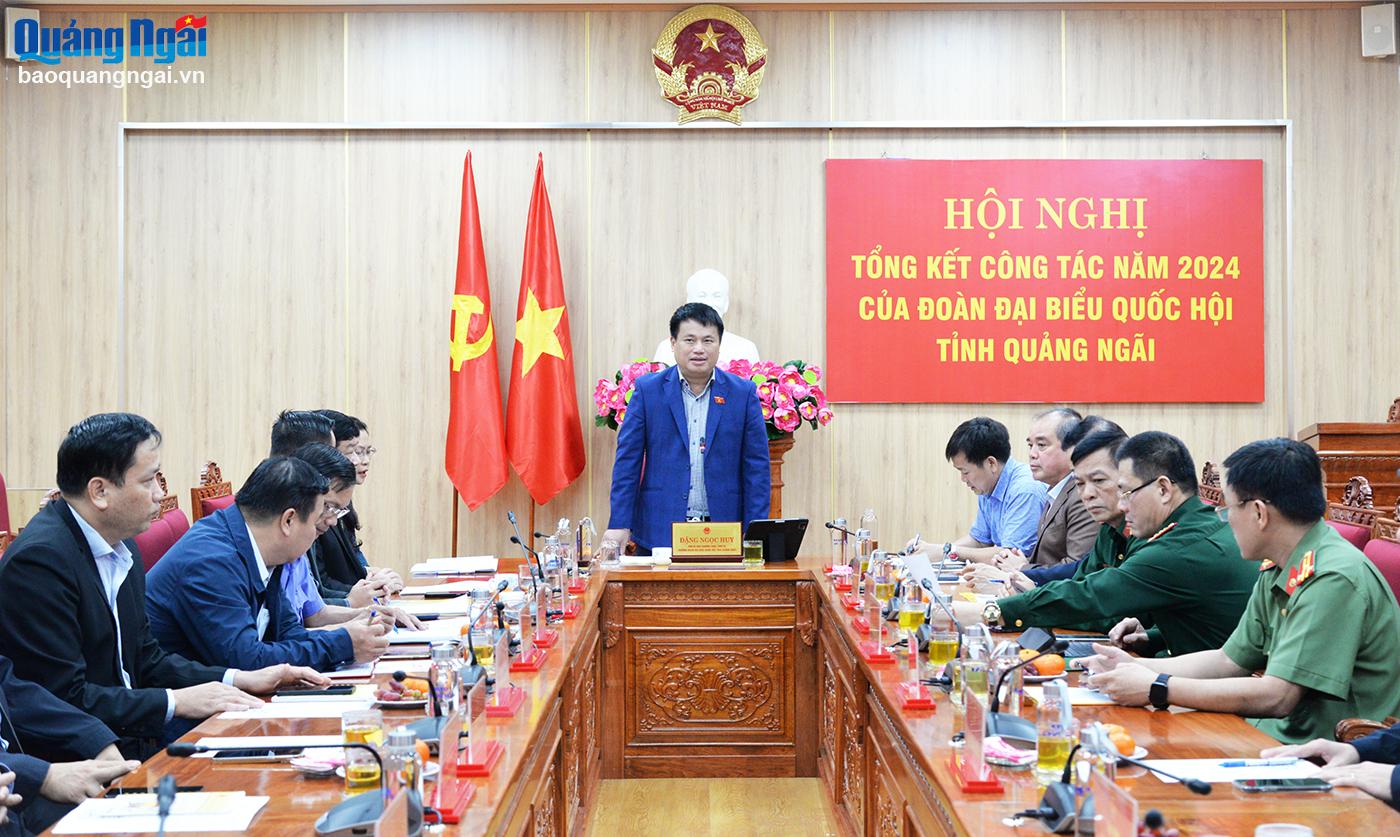 Đoàn Đại biểu Quốc hội tỉnh tổng kết công tác năm 2024