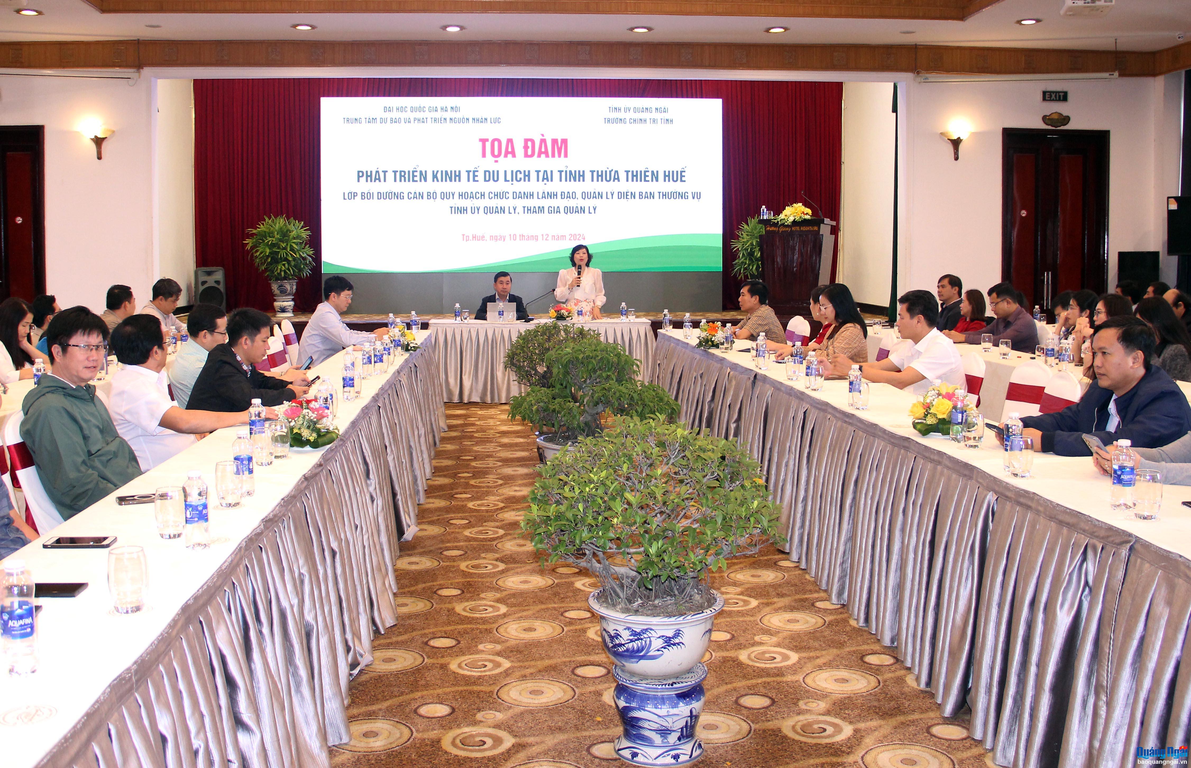Tọa đàm phát triển kinh tế du lịch tại Thừa Thiên Huế