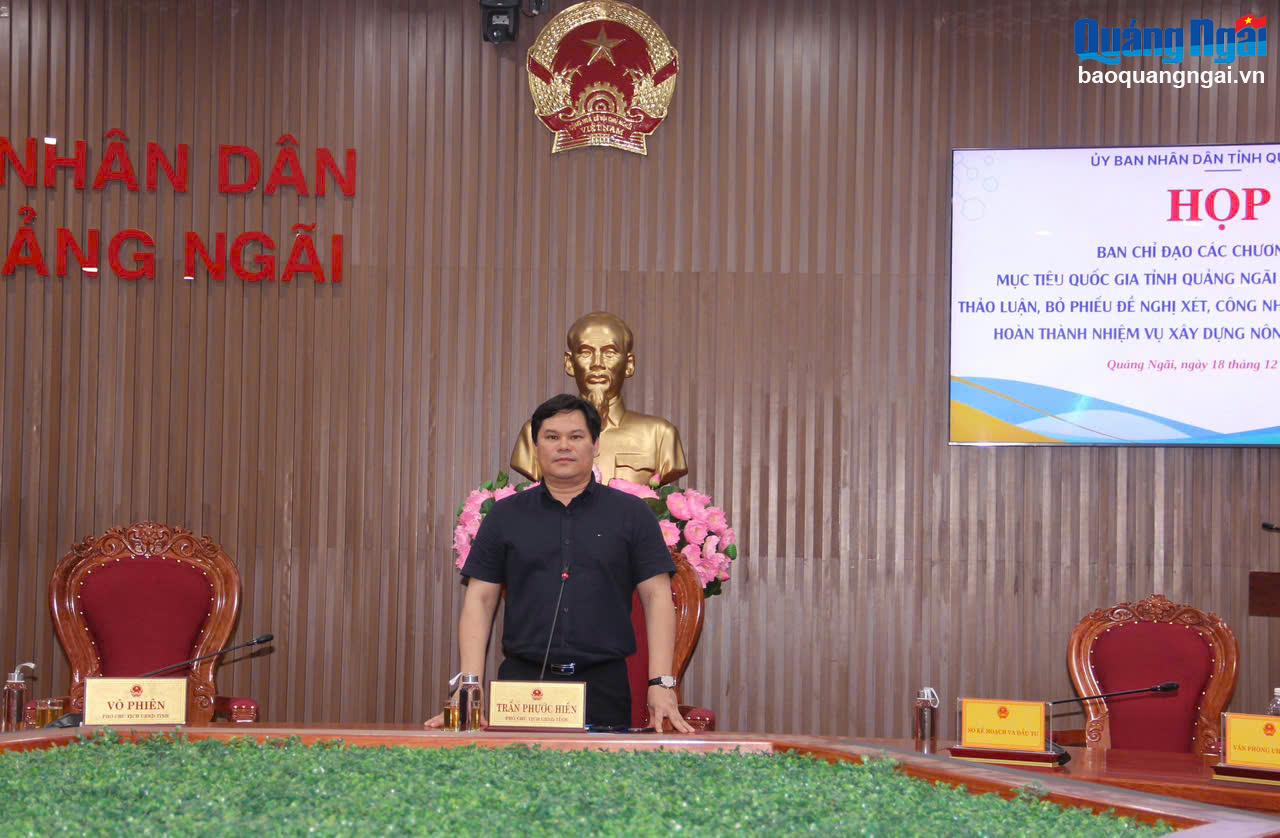 Đề nghị công nhận TP.Quảng Ngãi hoàn thành nhiệm vụ xây dựng nông thôn mới