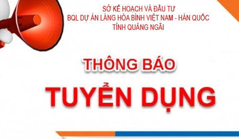 Thông báo tuyển dụng