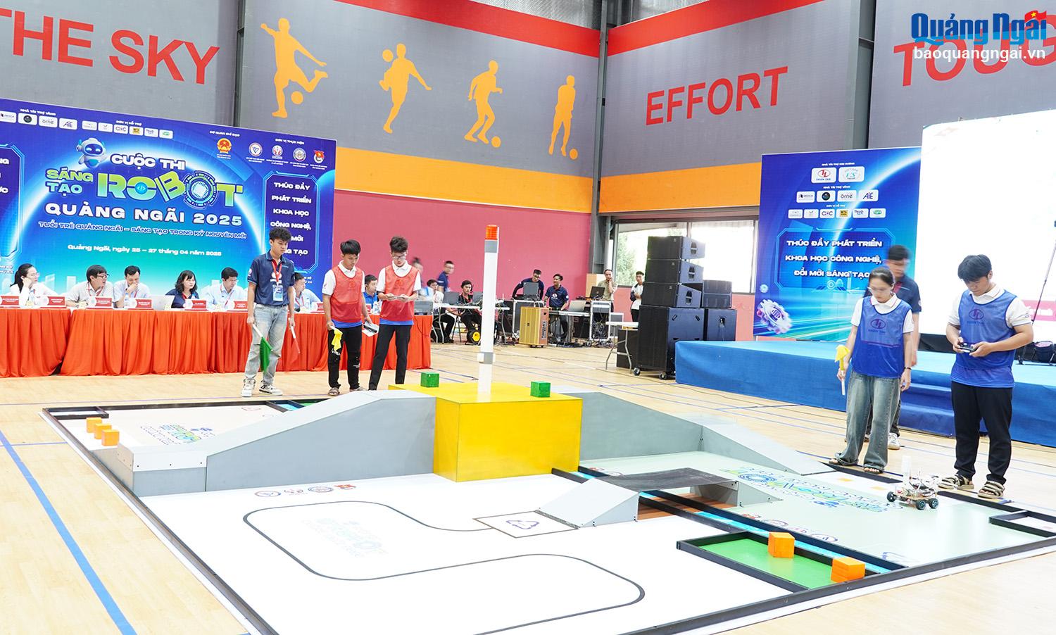 Khai mạc Cuộc thi Sáng tạo Robot Quảng Ngãi lần thứ III