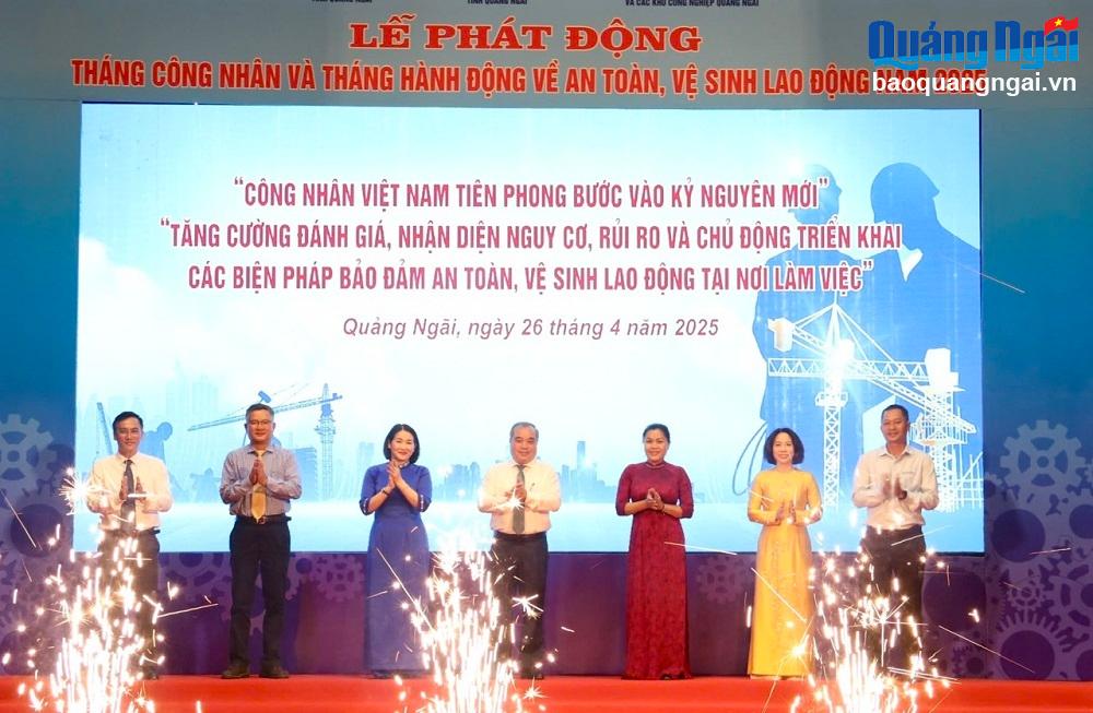 Phát động Tháng Công nhân và Tháng hành động về An toàn, vệ sinh lao động năm 2025