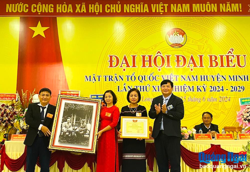 Đại hội đại biểu MTTQ Việt Nam huyện Minh Long