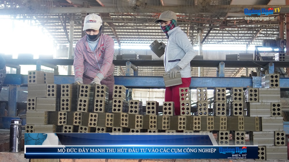 Video: Mộ Đức đẩy mạnh thu hút đầu tư vào các cụm công nghiệp