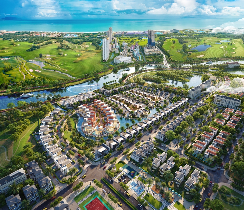 Không gian sống hoàn mỹ tại các căn biệt thự phân khu pool villas Regal Victoria