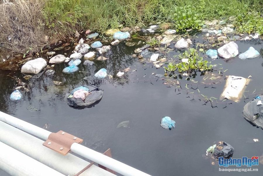 Rác thải tràn lan ở khu vực vùng ven TP.Quảng Ngãi